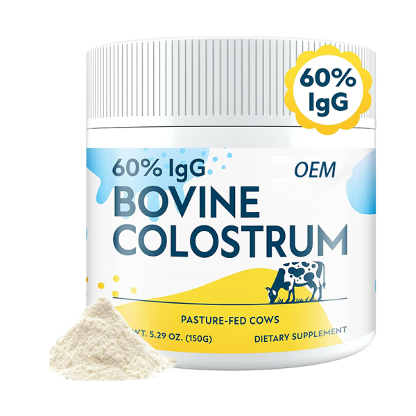Bovine Colostrum Powder Factory - OEM Private Label Bovine Colostrum Powder for Immune and Gut Health Milk Supplement