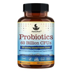 Probiotic Capsules Factory - Natural Probiotic Supplement Capsules with Organic Prebiotics for Women and Man