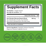 Saw Palmetto Capsules Factory - OEM Saw Palmetto Capsules with Ashwagandha Turmeric Maca Green Tea Prostate Support