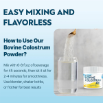 Bovine Colostrum Powder Factory - OEM Private Label Bovine Colostrum Powder for Immune and Gut Health Milk Supplement