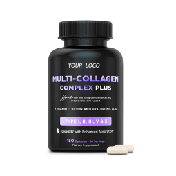 Collagen Capsule Factory - OEM Private Label Biotin Keratin Hyaluronic Acid Collagen Capsule Suitable for Women