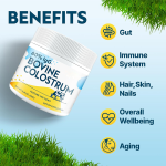 Bovine Colostrum Powder Factory - OEM Private Label Bovine Colostrum Powder for Immune and Gut Health Milk Supplement