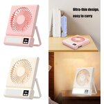 Pocket Fan Manufacturer - Mini Compact 1200mAh Cooling USB Rechargeable 3 Speed 5 Night Light
