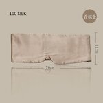 Silk Sleep Mask Manufacturer - Premium 19 Momme Mulberry Hypoallergenic Blackout