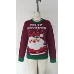 Christmas Sweater Manufacturer - Casual Character Flat Knit Jacquard Matching Family Winter