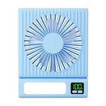 Pocket Fan Manufacturer - USB Rechargeable 1200mAh 3 Speeds Night Light Battery Operated