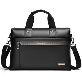 Crossbody Bag Manufacturer - Wholesale Men's Business Style Durable Genuine Leather and PU