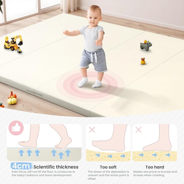Play Mat Manufacturer - 2cm Thick Non-Toxic XPE Foam Waterproof Safe Folding for Baby Gym