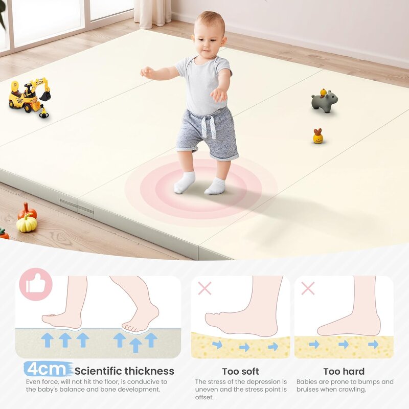 Play Mat Manufacturer - 2cm Thick Non-Toxic XPE Foam Waterproof Safe Folding for Baby Gym
