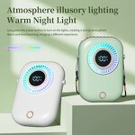 Cooling Fan Manufacturer - Portable Mini USB Digital Display Wearable for Office Car