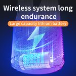 Table Fan Manufacturer - 6-Speed Adjustable Bladeless Battery Operated Quiet for Home Office