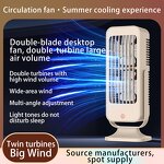 Table Fan Manufacturer - Wholesale Portable Mini Double Blade Large Air Volume USB Battery