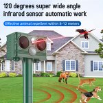 Pest Repeller Manufacturer - Solar Powered Smart Home Sonic for Mice Groundhogs Outdoor