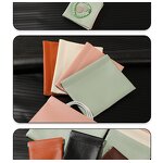 Storage Bag Manufacturer - Small Self-Closing PU Leather for Coins Headphones Jewelry
