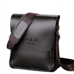 Crossbody Bag Manufacturer - High Quality PU Leather Men's Black Travel with Nylon Lining