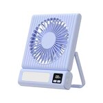 Cooling Fan Manufacturer - Mini USB Rechargeable 1200mAh 5-Speed 5 LED Outdoor Use