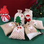 Gift Bag Manufacturer - Christmas Velvet Eco-Friendly Small Jewelry Pouch Button Closure