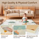 Play Mat Manufacturer - A/B Double Sided Infant Toy Folding Floor XPE Foam Playmat