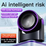 Cooling Fan Manufacturer - Multi-Functional USB Electric with Plastic Box Four-Speed Foldable