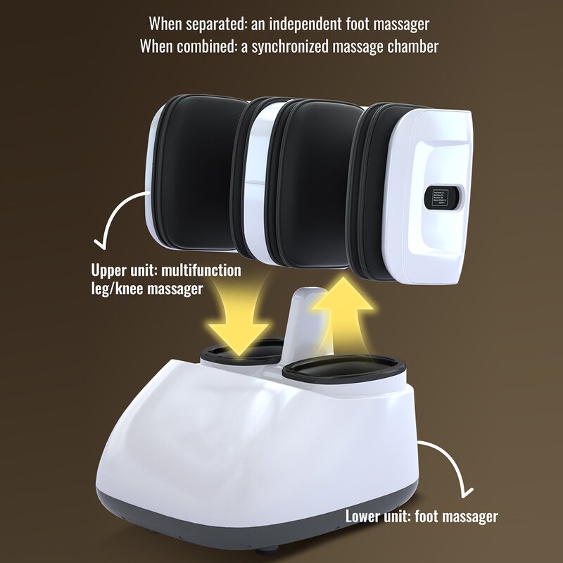 Foot Massager - Manufacturer - 7 in 1 Shiatsu Heat Vibrating Calf Foot Blood Flow Therapy Hot Sale