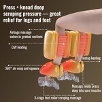 Foot Massager - Manufacturer - 7 in 1 Shiatsu Smart Roller Air Compression Heat Vibration Timing