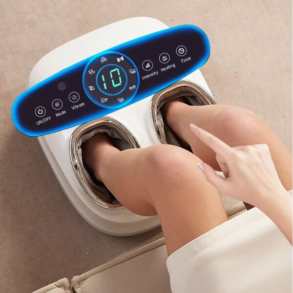Foot Massager - Manufacturer - 6D Electric Shiatsu Vibration Roller Remote Blood Circulation Health