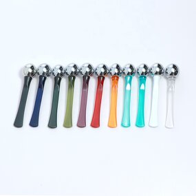 Eye Cream Massage Rod - Manufacturer - 5.7cm Metal Ball PP Plastic Spoon Jingwang Ysb19006