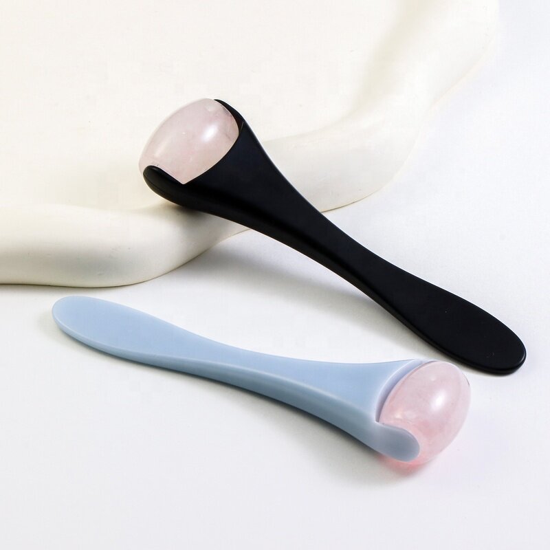 Jade Roller - Manufacturer - Black Mini Rose Quartz Anti Aging Natural Stone Facial