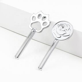 Tube Squeezer - Manufacturer - Silver Cartoon Shape Metal Rolling Toothpaste Dispenser