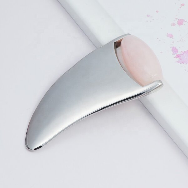 Jade Face Massager - Manufacturer - Ice Stainless Steel Metal Handle Anti Aging Roller