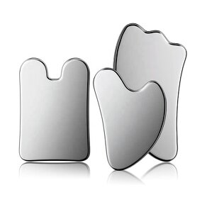 Gua Sha Tool - Manufacturer - Custom Logo 304 Stainless Steel Heart Shape Scraping SPA