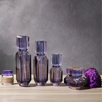 Glass Bottles Manufacturer - 100ml 150ml Purple Transparent for Face Cream Spray & OEM