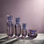 Glass Bottles Manufacturer - 100ml 150ml Purple Transparent for Face Cream Spray & OEM
