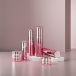 Glass Bottles Manufacturer - Pink Gradient for Premium Face Cream & Lotion OEM Set