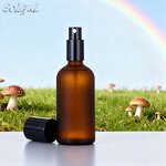 Perfume Empty Bottles Manufacturer - 5ml to 100ml Black Matte Frosted Glass Fine Mist