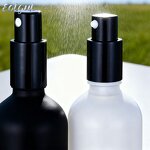 Perfume Empty Bottles Manufacturer - 5ml to 100ml Black Matte Frosted Glass Fine Mist