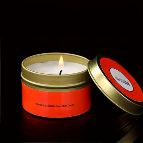 Candle Manufacturer - Wholesale Golden Metal Can 24-Hour Burning 80g for Emergency