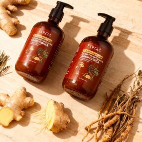 Shampoo Manufacturer - Ginger Anti Hair Loss & Growth Gentle Cleansing Shampoo Set