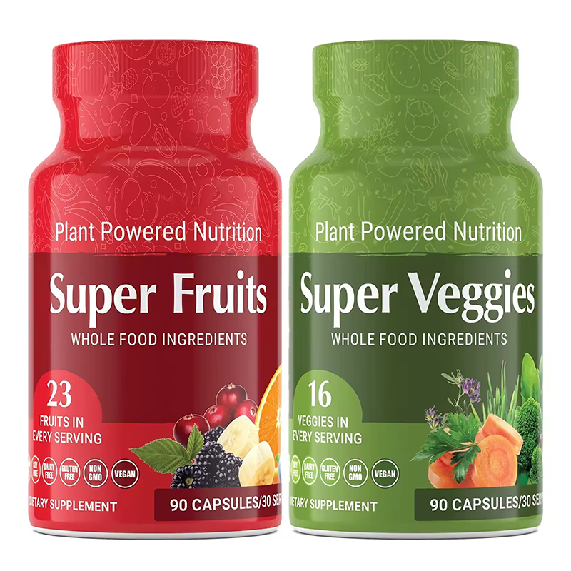 Whole Food Supplement Factory - OEM Private Label Whole Food Supplement Capsules Superfood for Adults Men Kids