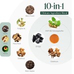 Herbal Gummies Manufacturer - OEM/ODM 10-in-1 Herbal Gummies with Sea Moss Shilajit Ashwagandha Memory Energy