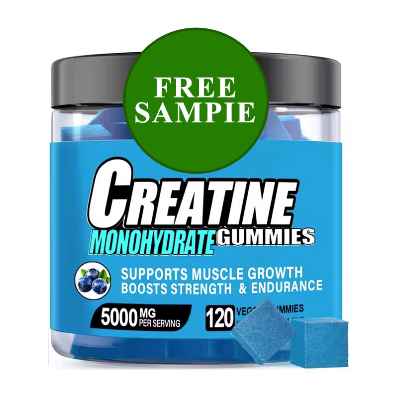 Creatine Gummies Factory - Free Sample OEM ODM Private Label Creatine Monohydrate Gummies BCAA Pre Workout