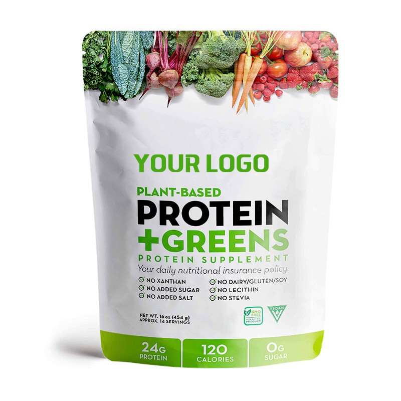 Vegan Protein Powder Manufacturer - Unflavored Organic Vegan Protein Powder Pure Green Plant Based Muscle Gain Powder