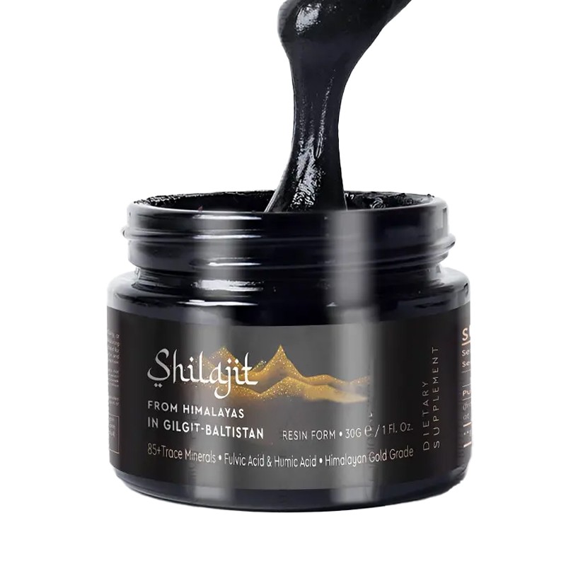 Shilajit Syrup Factory - OEM Organic 100% Pure Himalayan Shilajit Resin Syrup Adult Herbal Immune Support