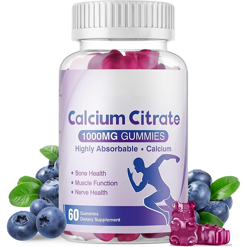 Calcium Gummies Manufacturer - OEM/ODM Private Label Calcium Citrate Gummies Calcium Citrate 1000mg Bone Muscle