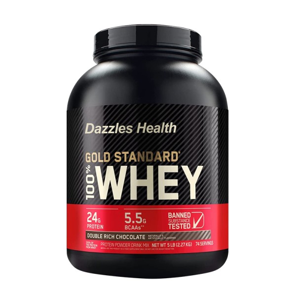 乳清蛋白粉源头工厂-贴牌原料分离物金牌标准乳清蛋白粉补充剂5磅巧克力