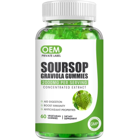 Soursop Extract Factory - Free Sample Oem Organic Soursop Leaves Extract Supplement Graviola Leaf Respiratory