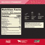 乳清蛋白粉源头工厂-100%最佳清真成人乳清蛋白金分离物草莓粉批量瓶装
