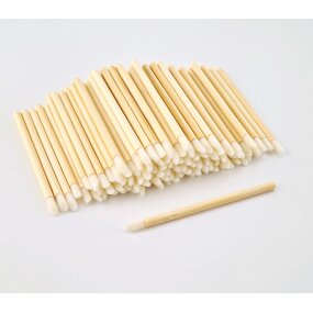 Disposable Lip Brush - Manufacturer - Bamboo Eco Friendly 50pcs/pack Mini Lip Liner Gloss Brush