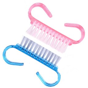 Ox Horn Manicure Brush - Manufacturer - Plastic Small Cleaning Nail Brush for Nail Art Care Makeup