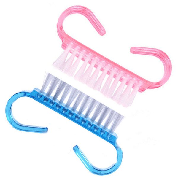 Ox Horn Manicure Brush - Manufacturer - Plastic Small Cleaning Nail Brush for Nail Art Care Makeup